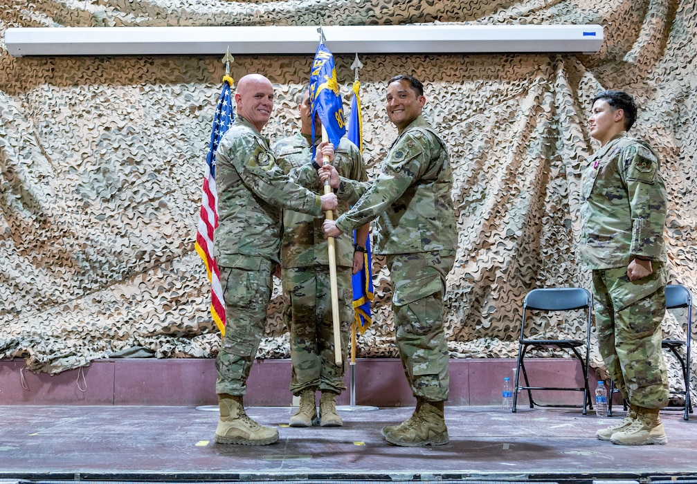 801st Expeditionary Maintenance Squadron change of command