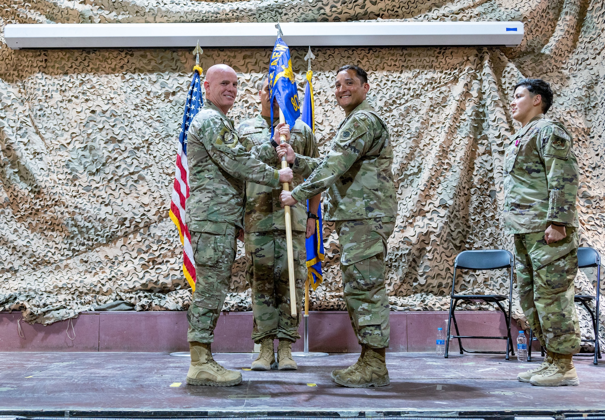 801st Expeditionary Maintenance Squadron change of command
