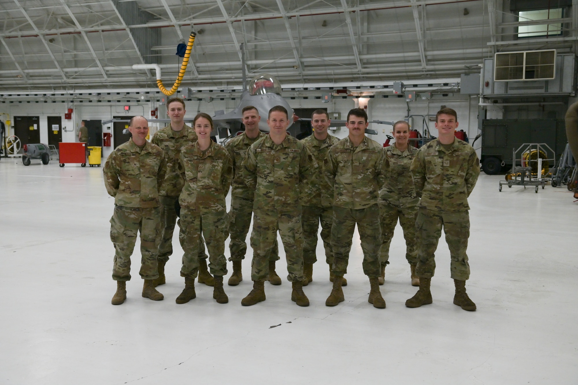 As the 115th Fighter Wing’s transition from the F-16 Fighting Falcon to the F-35 Lighting II continues, Airmen on base find themselves doing the jobs they have grown to love for the very last time. 

Airmen performing phase maintenance worked their final inspection on an F-16 during the drill weekend, May 13-14.