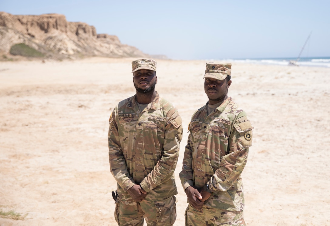 'Twins' from Nigeria bring community and spirit to Army Reserve