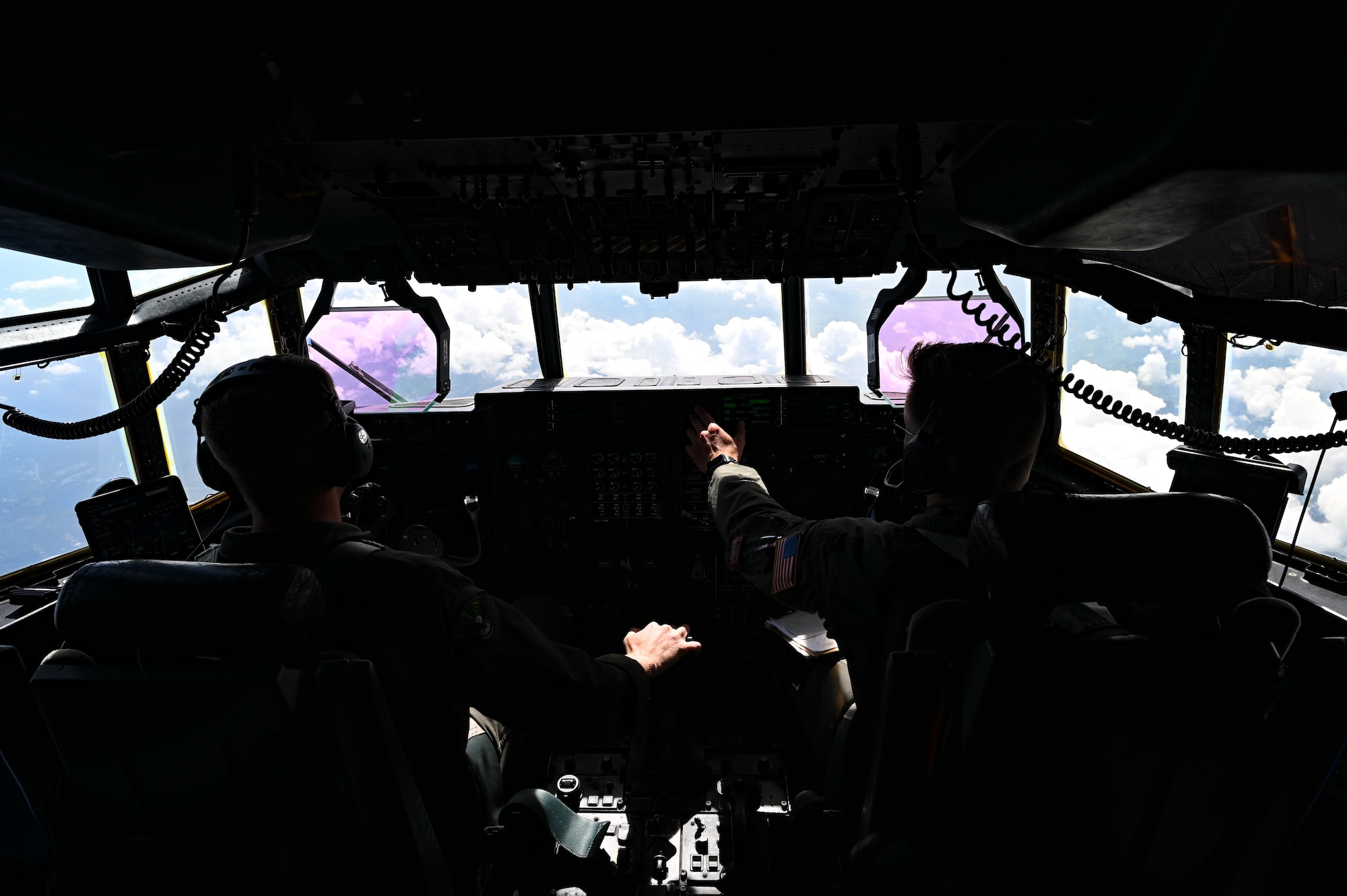 Pilots assigned to the 815th Airlift Squadron, fly a C-130J Super Hercules aircraft.
