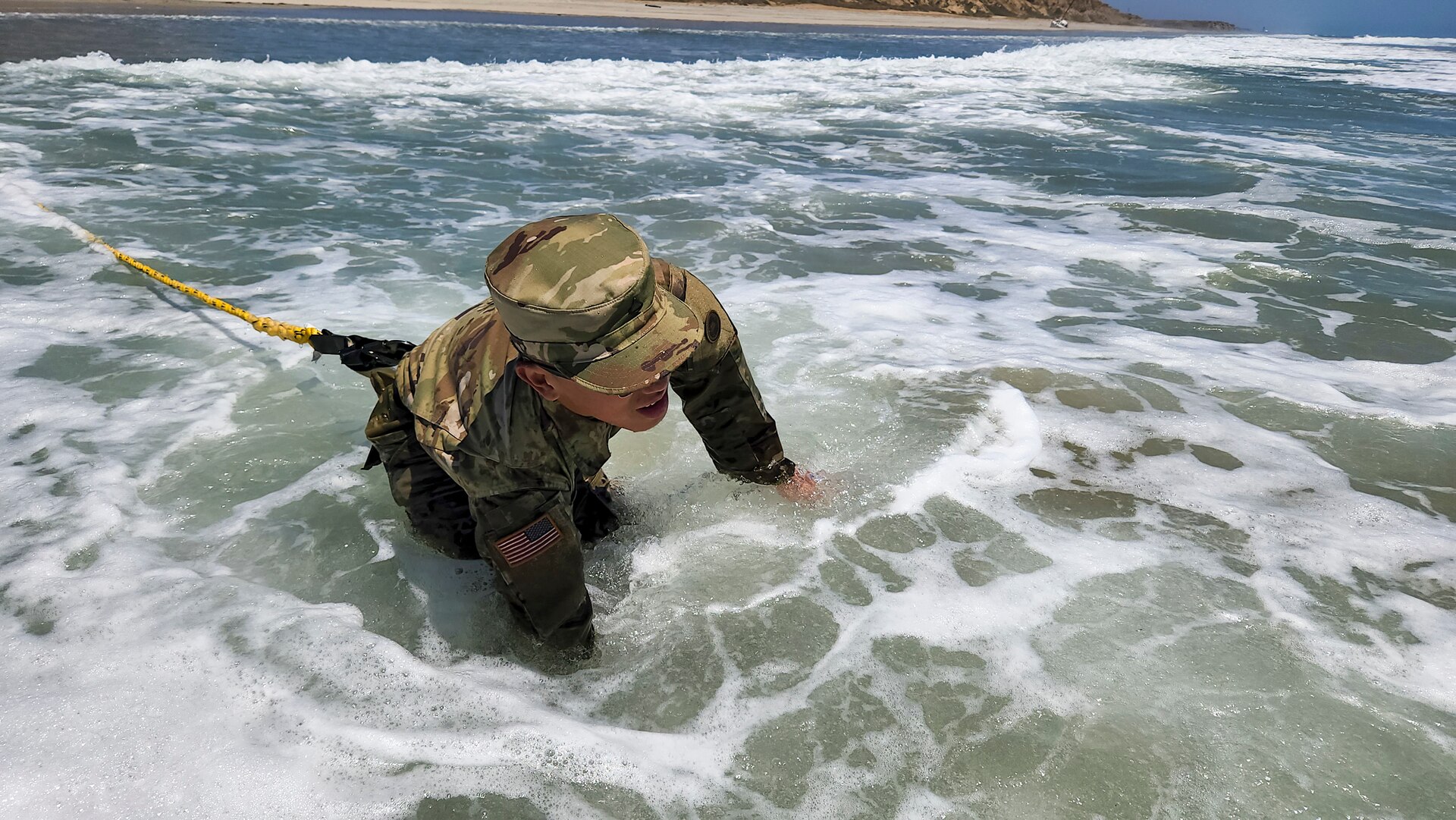 Army Reserve Soldiers train on water treatment procedures
