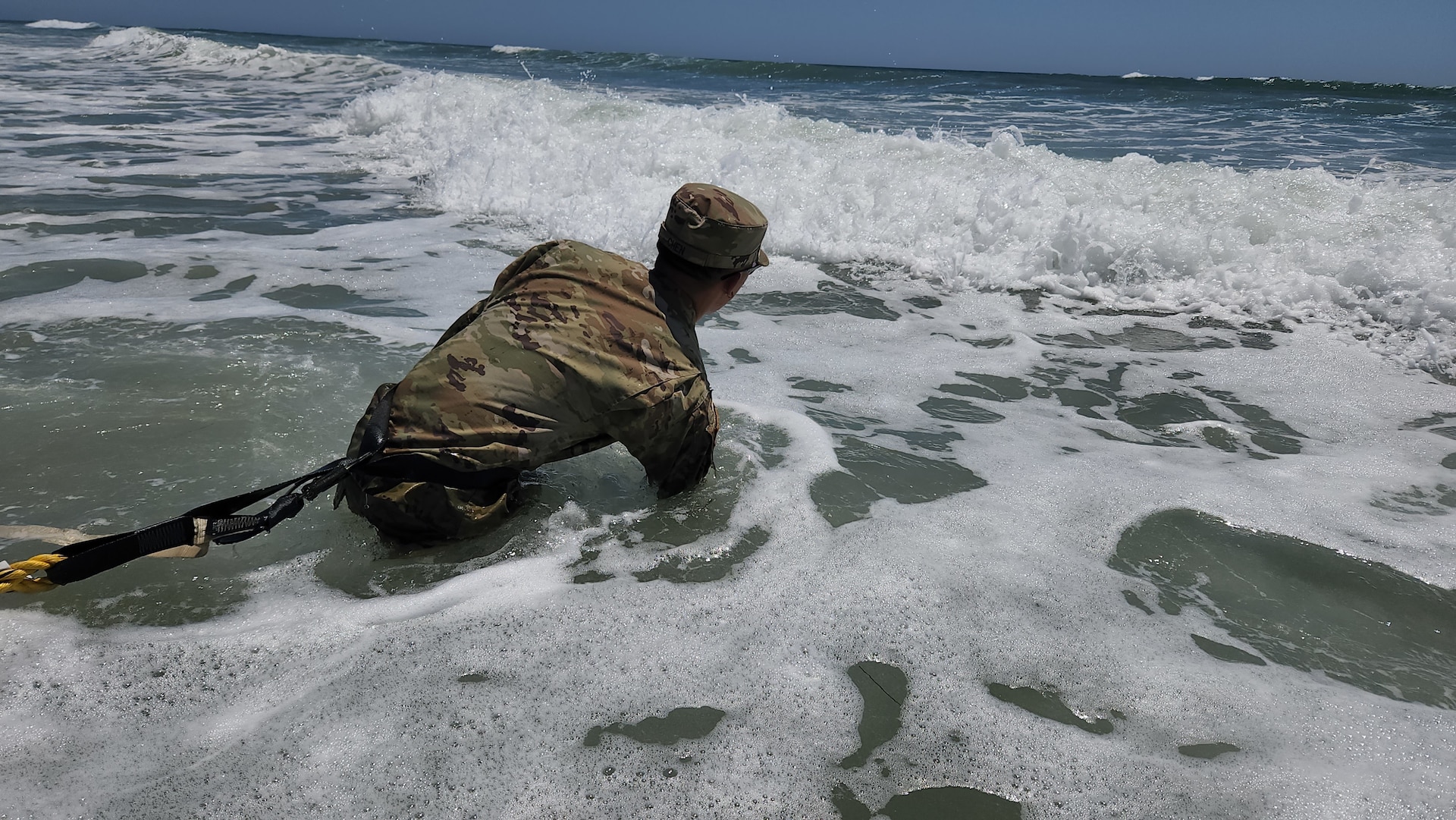 Army Reserve Soldiers train on water treatment procedures