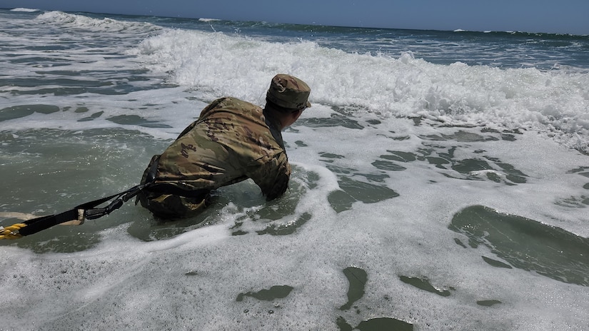 Army Reserve Soldiers train on water treatment procedures