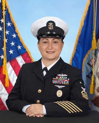 Command Master Chief Rozette M. Masrelian, Command Master Chief, Naval Weapons Station Earle