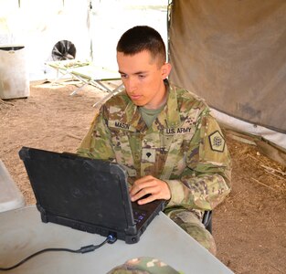 B Company, 98th Signal Battalion supports the CSTX at Fort Hunter Liggett