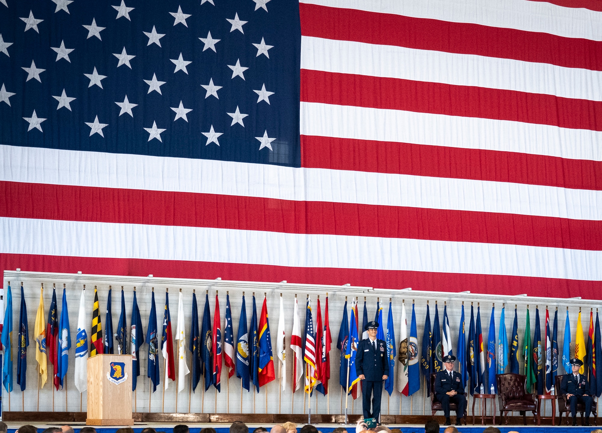 96th TW change of command