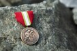 The Alaska Heroism Medal is awarded to any member of the Alaska National Guard who distinguished themselves by heroism, exceptionally meritorious achievement, or exceptionally meritorious service beyond the call of duty. (Alaska National Guard photo by Victoria Granado)