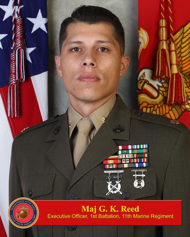 Major Gavin K. Reed > 1st Marine Division > Biography