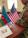 US and Azerbaijan flags