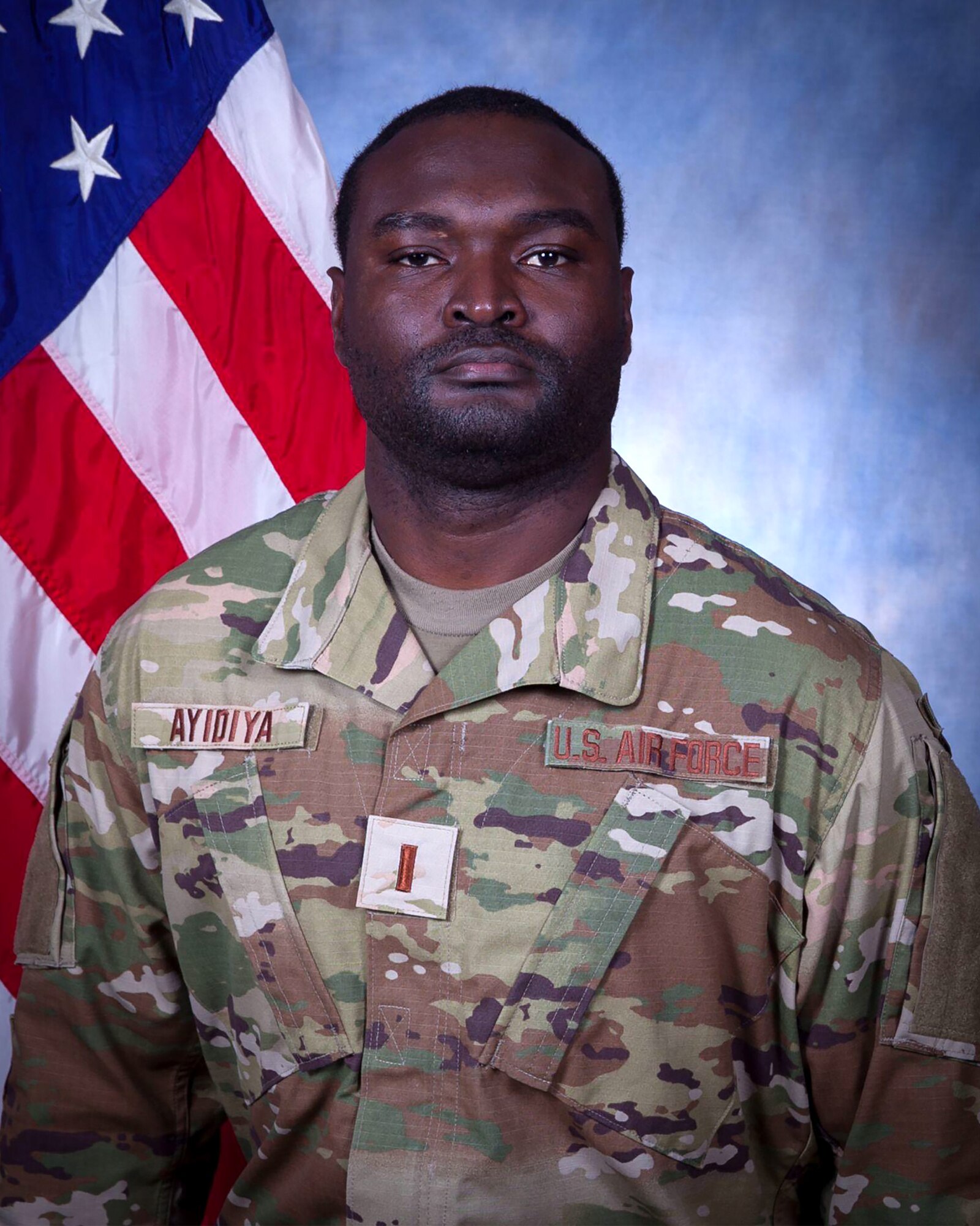 Combat Medic Specialist Maurice Ayidiya served in Operation Iraqi Freedom, with the Wisconsin National Guard, 1st Battalion, 128th Infantry Regiment. Ayidiya was deployed from 2003 to 2004 and gained his U.S. citizenship through his service. Today he is a Cyber Warfare Officer with the 131st Bomb Wing, Missouri Air National Guard. (Courtesy photo)