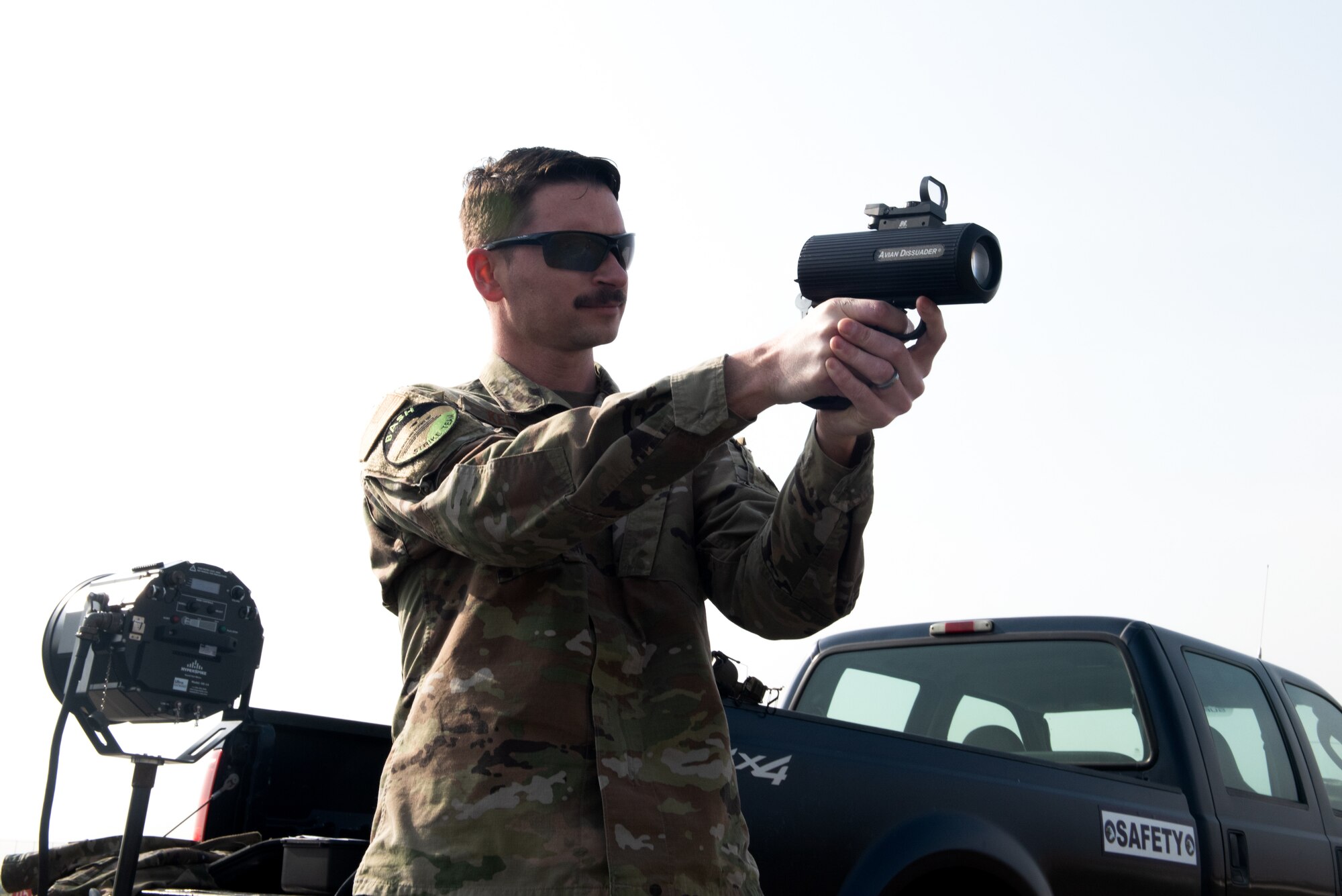 Incirlik Air Base Wing Safety Performs Bird Aircraft Strike Hazard Mitigation Operations