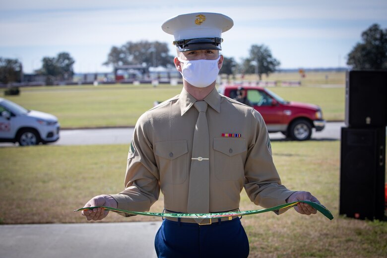 Marine Corps Logistics Base Albany celebrated its 70th anniversary with a ceremony on the base, March 1. It  marked a milestone signifying seven decades of partnership and dedication to serving the warfighter and the communities in southwest Georgia in which they live. The installation was established as the Marine Corps Depot of Supplies on March 1, 1952. (U.S. Marine Corps photo by Jonathan Wright)
