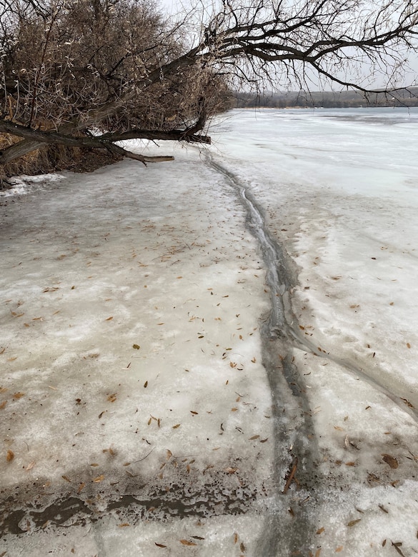 Flows through Fort Peck Powerhouses will decrease through March 4.  These flow reductions may impact ice conditions below the dam on the river and Dredge Cuts. Recreationists on the ice, both below and above the dam, are urged to use extreme caution.