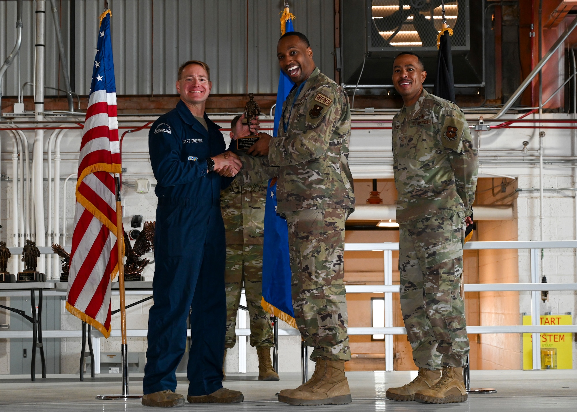 2021 Maintenance Professional of the Year award ceremony at Holloman