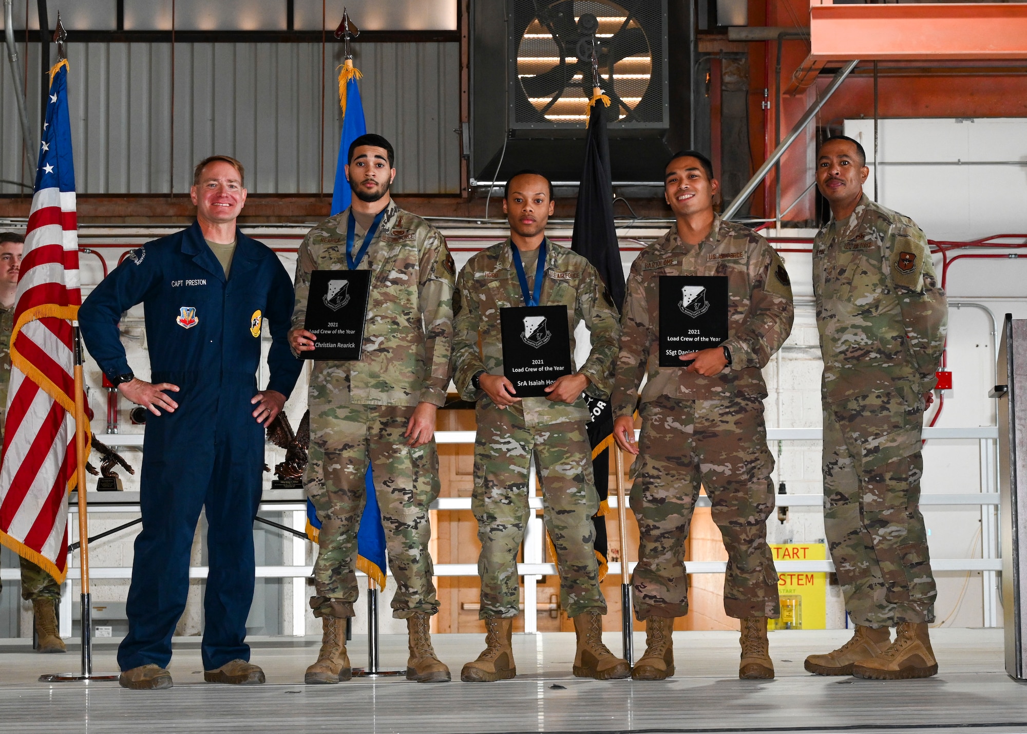 2021 Maintenance Professional of the Year award ceremony at Holloman