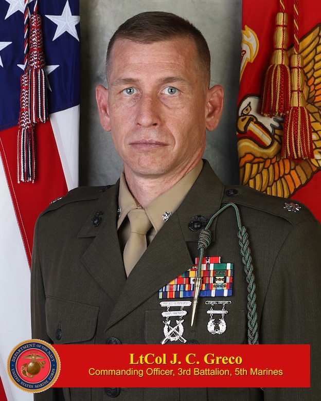 LtCol Jerome Greco > 1st Marine Division > Biography
