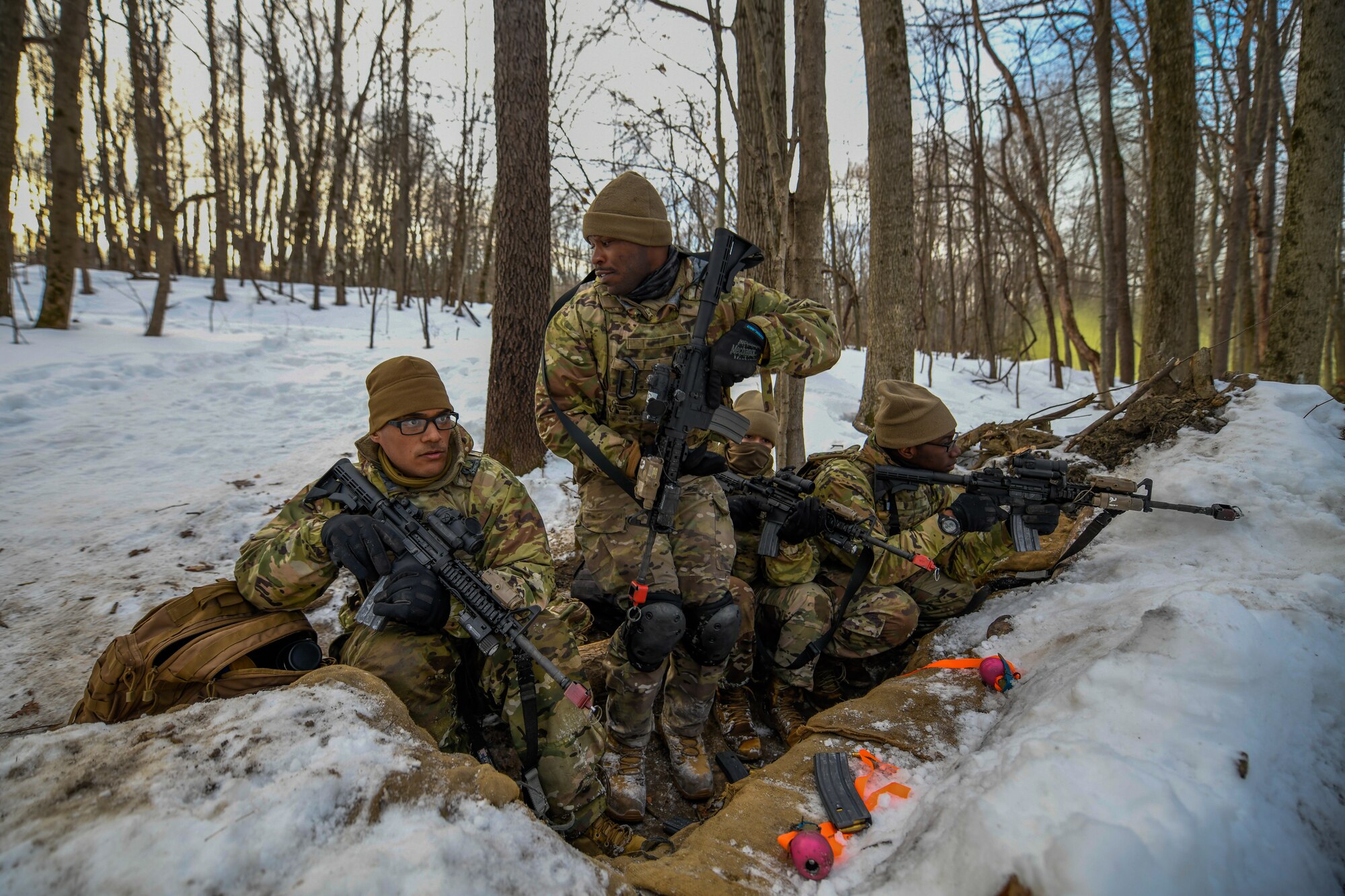 Members of the 926th Security Forces Squadron, based at Nellis Air Force Base, Nevada, completed the Integrated Defense Leadership Course, based at Youngstown Air Reserve Station, Ohio, in February, 2022.