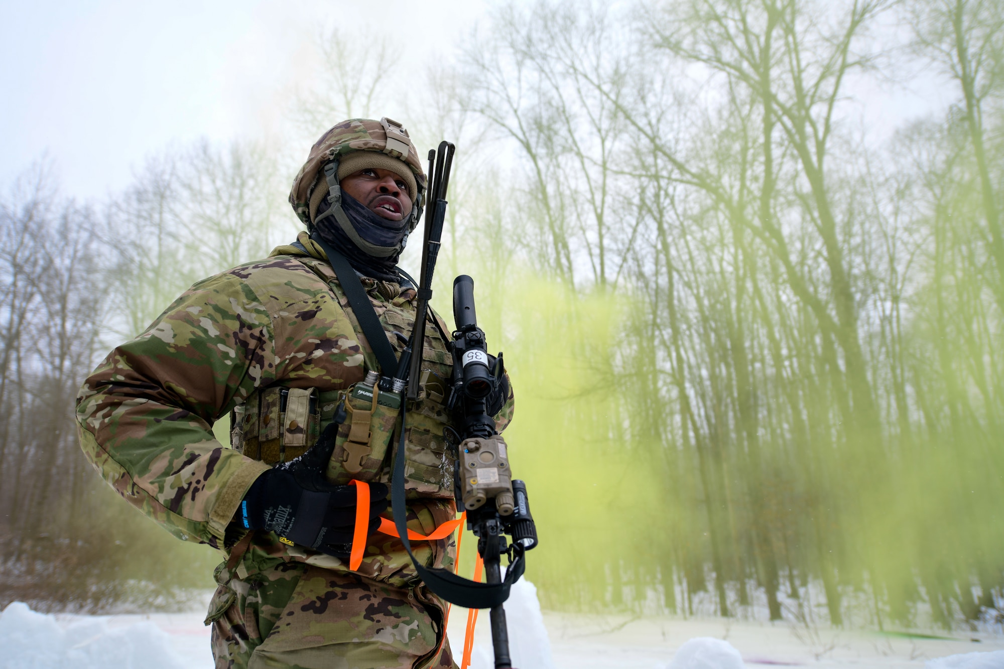 Members of the 926th Security Forces Squadron, based at Nellis Air Force Base, Nevada, completed the Integrated Defense Leadership Course in February 2022. The course is based at Youngstown Air Reserve Station, Ohio, and makes use of Camp James A. Garfield Joint Military Training Center, Ohio.