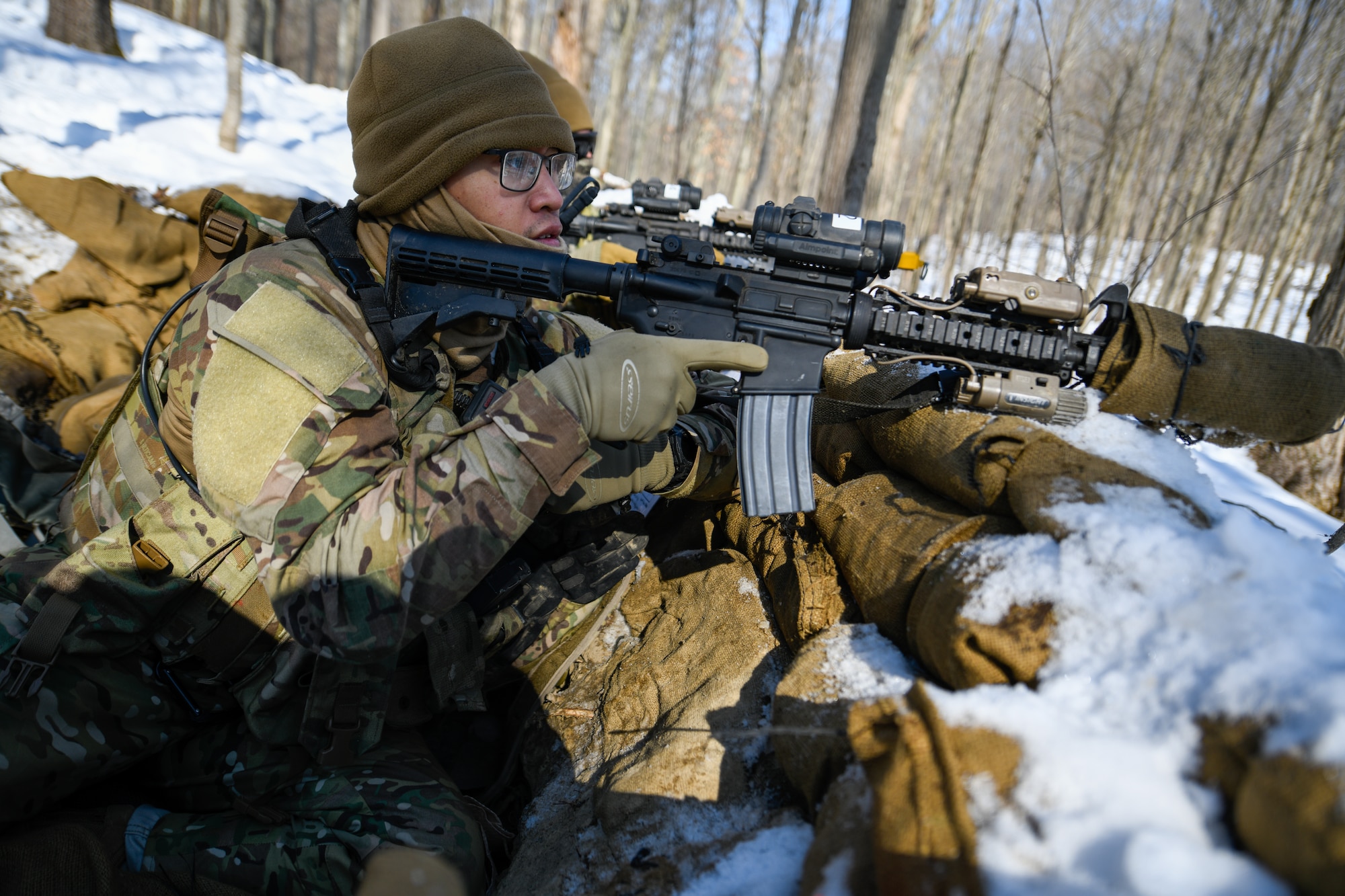 Members of the 926th Security Forces Squadron, based at Nellis Air Force Base, Nevada, completed the Integrated Defense Leadership Course, based at Youngstown Air Reserve Station, Ohio, in February, 2022.