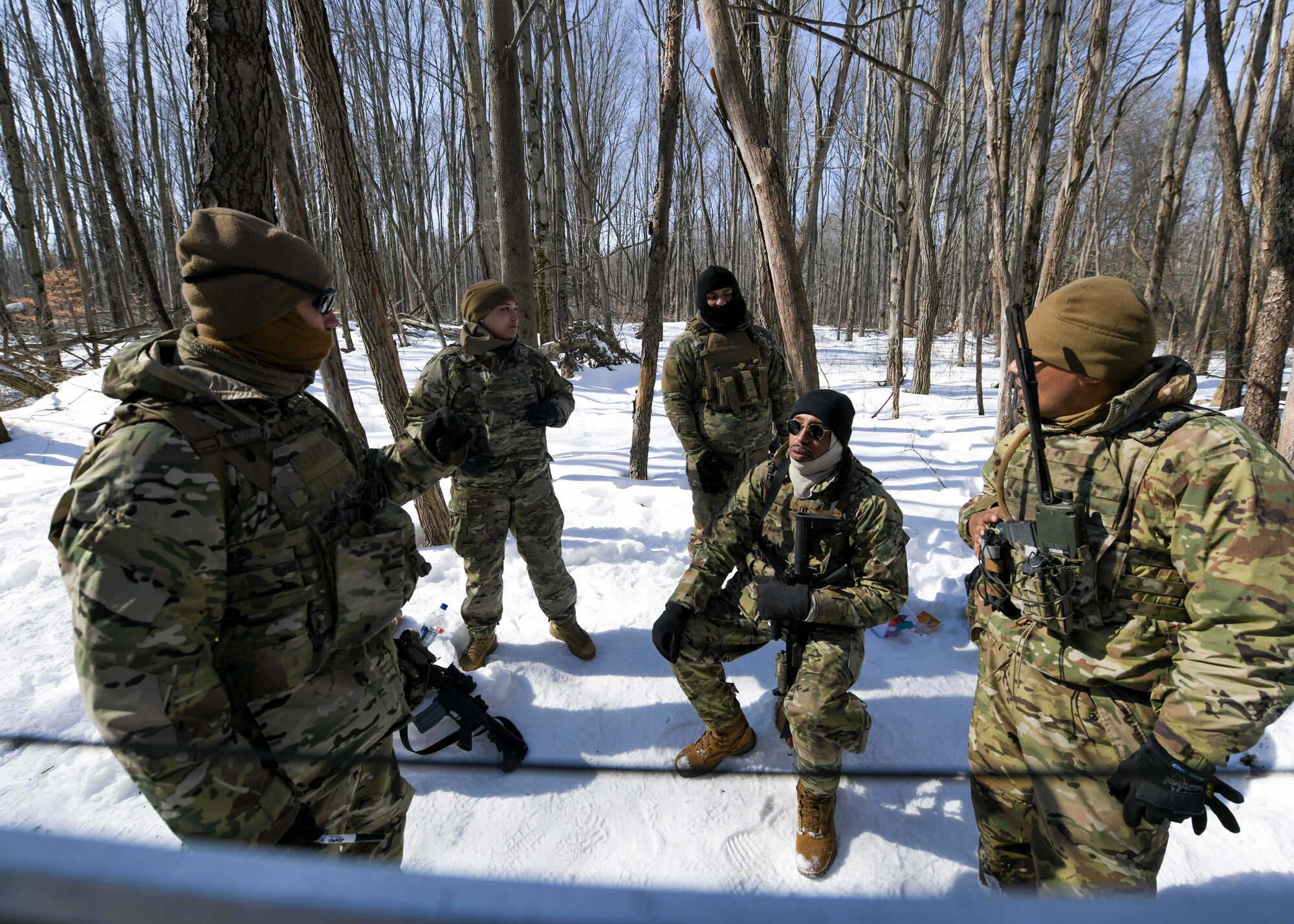 Members of the 926th Security Forces Squadron, based at Nellis Air Force Base, Nevada, completed the Integrated Defense Leadership Course, based at Youngstown Air Reserve Station, Ohio, in February, 2022.