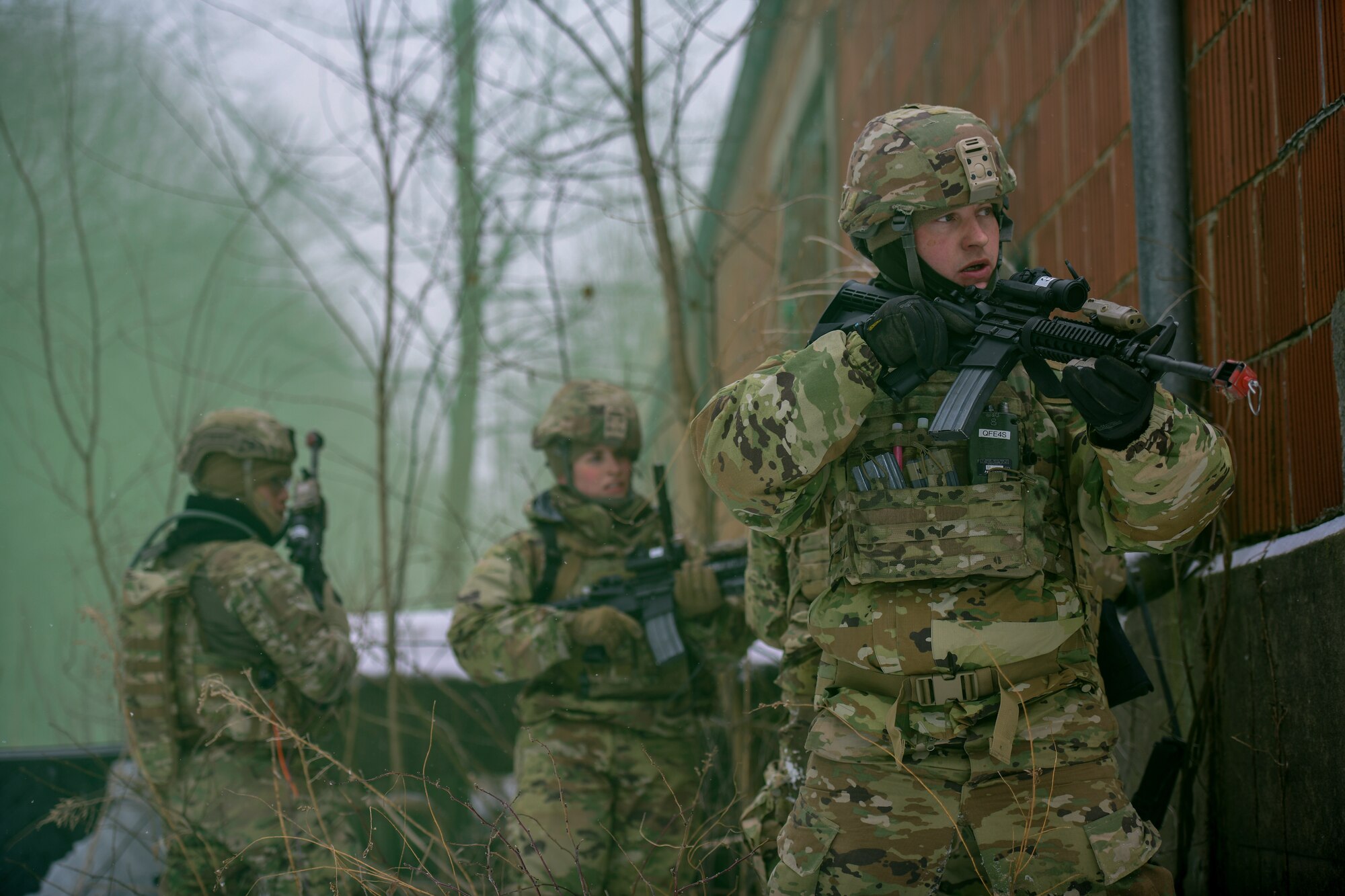 Members of the 926th Security Forces Squadron, based at Nellis Air Force Base, Nevada, completed the Integrated Defense Leadership Course in February 2022. The course is based at Youngstown Air Reserve Station, Ohio, and makes use of Camp James A. Garfield Joint Military Training Center, Ohio.