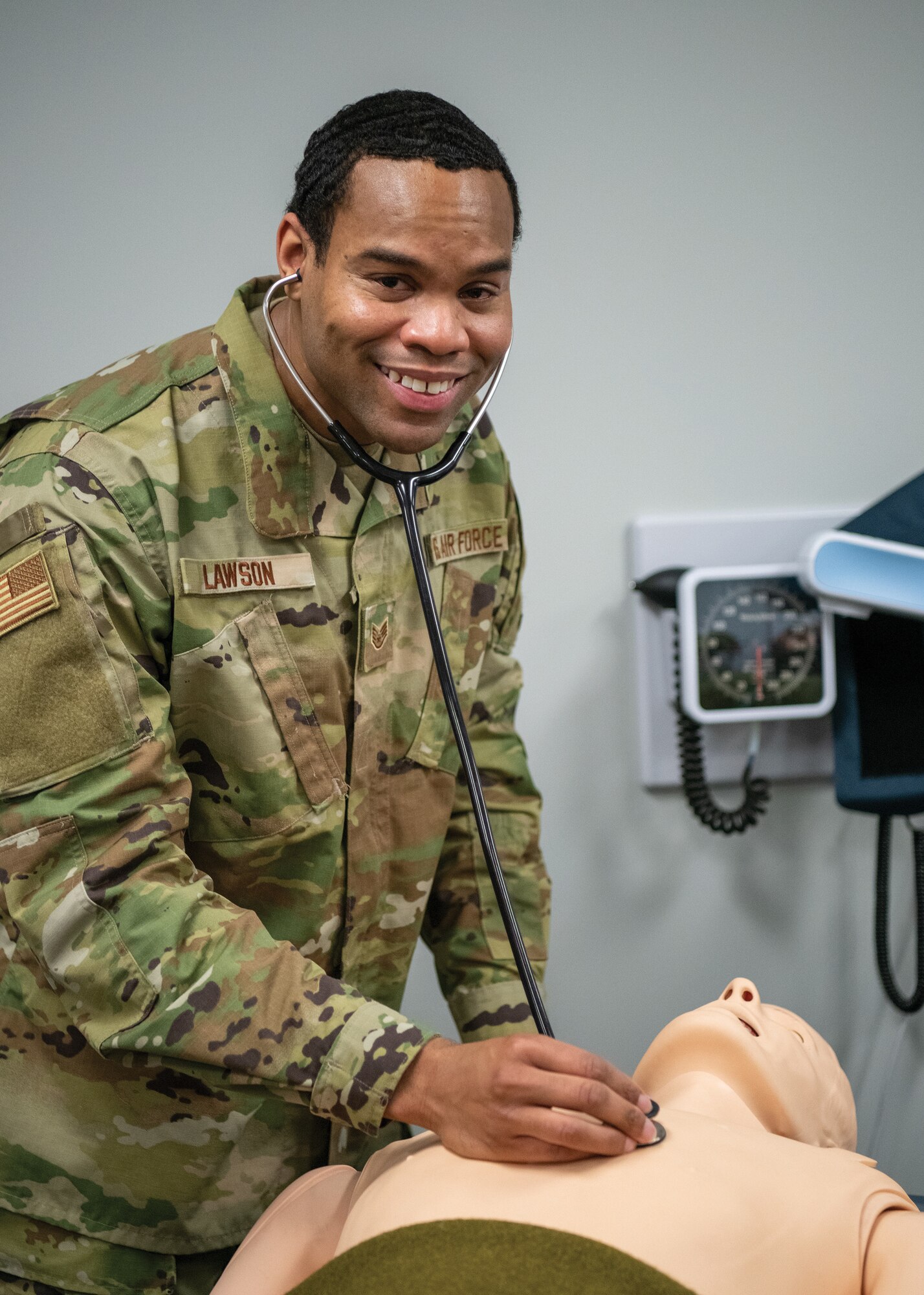 Staff Sgt. Markell D. Lawson, 445th Aerospace Medical Squadron aerospace medical technician, is the 445th Airlift Wing March 2022 Spotlight Performer.