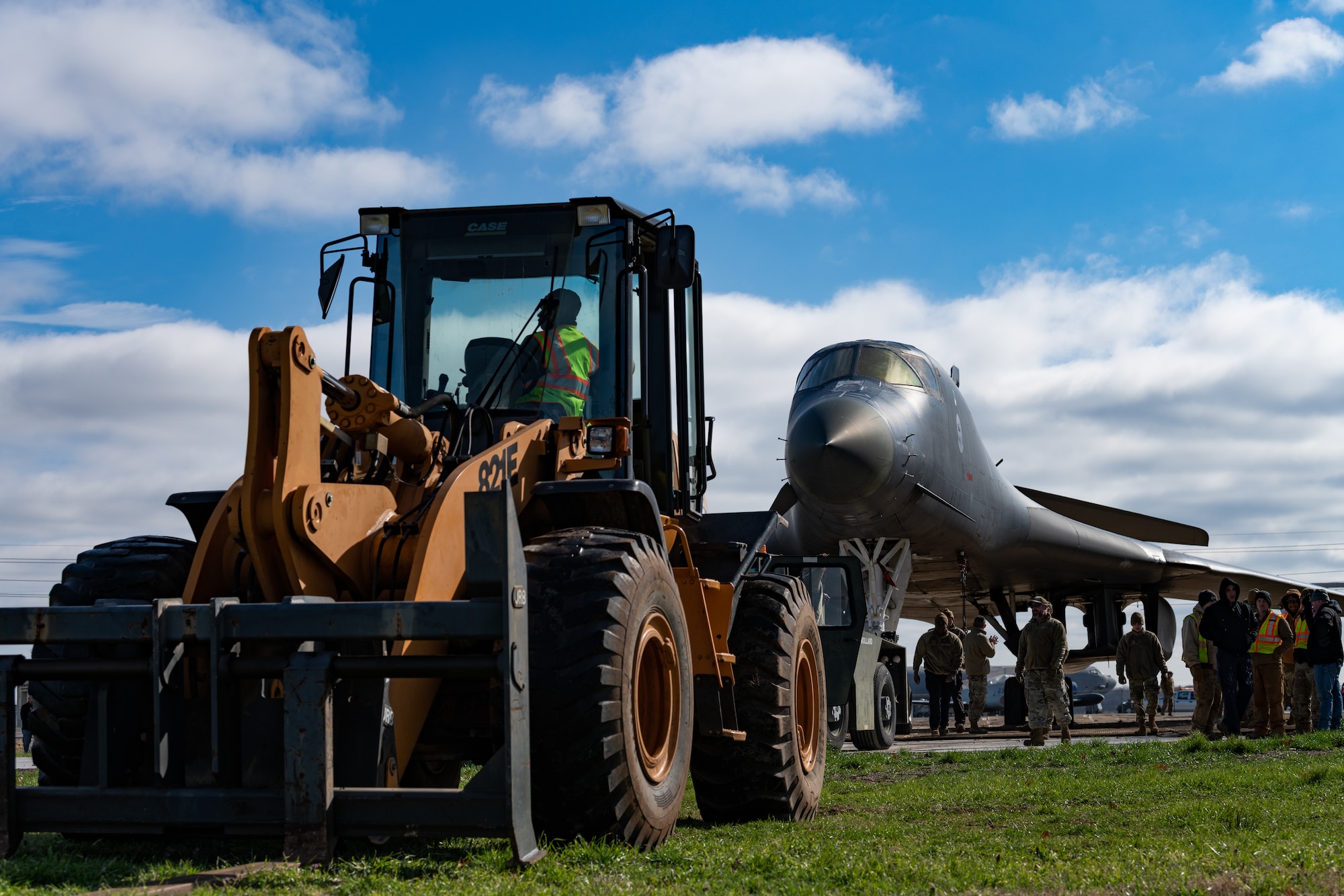 The move took a total of eight hours and approximately ten squadrons across the base were involved.