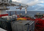 U.S. 7th Fleet’s Task Force (CTF) 75 and Naval Sea Systems Command (NAVSEA), embarked aboard the U.S. Navy-contracted diving support vessel (DSCV) Picasso, successfully retrieved the F-35C Lightning II aircraft that crashed during routine flight operations earlier this year in the South China Sea, March 2. CTF 75 and the NAVSEA’s Supervisor of Salvage and Diving embarked Picasso to oversee the safe recovery of the aircraft and delivery to a nearby naval base for continued investigation.