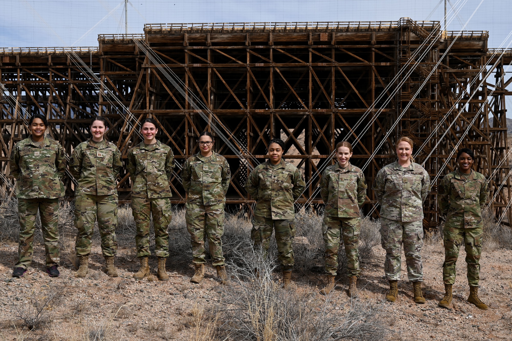 A group of women pose for a photo.