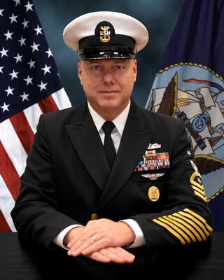 CMDCM Dylan Inger, Command Master Chief, Program Executive Office, Ships