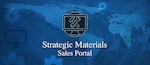 Banner graphic for Strategic Materials Sales Portal application