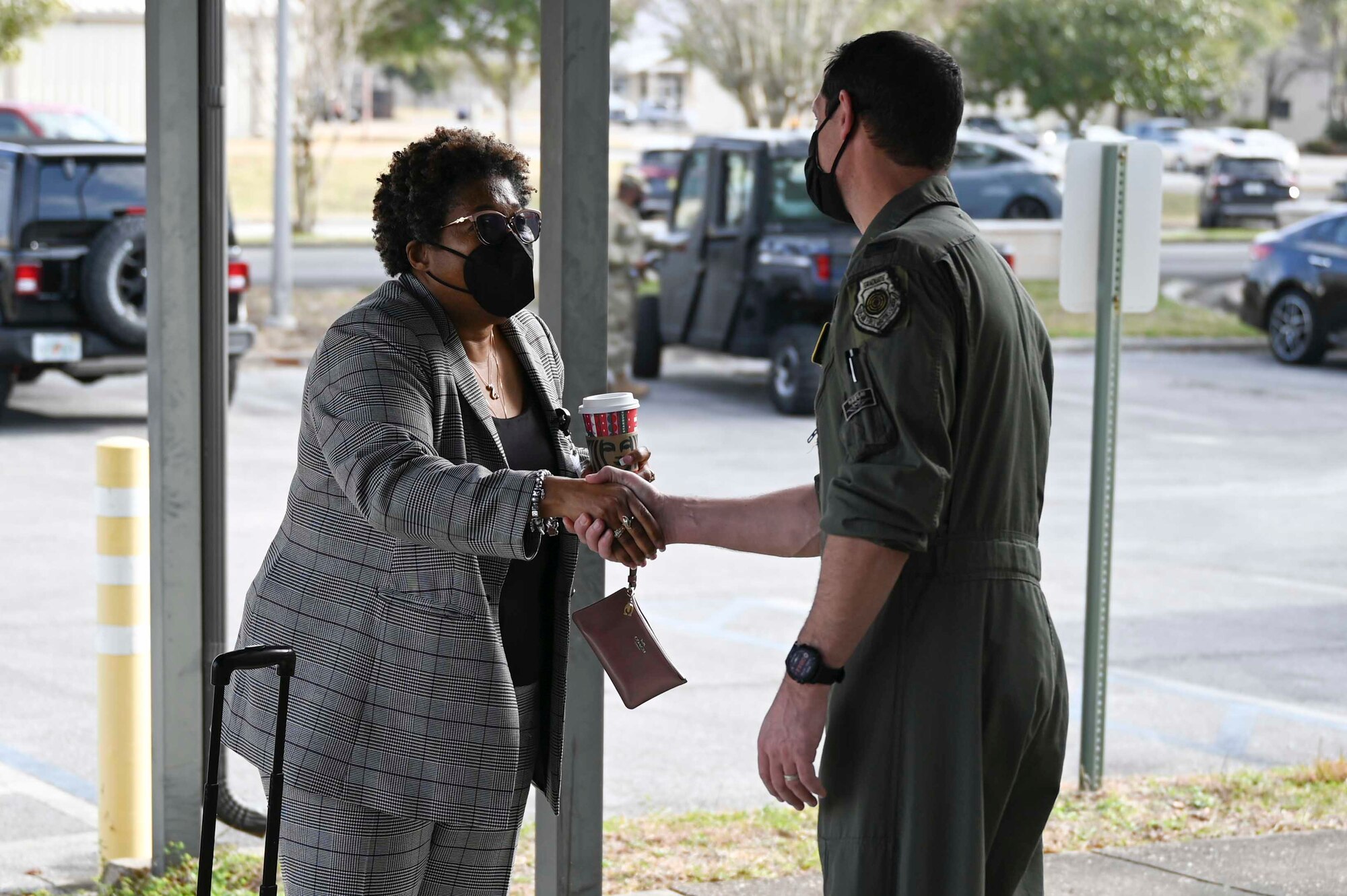 Deputy Assistant Secretary of Defense for Product Support visits the 33rd Fighter Wing.