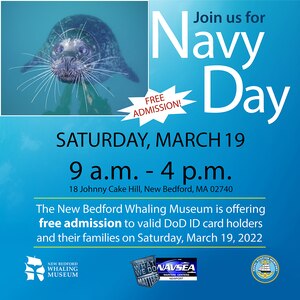 NUWC Division Newport scientists will participate in New Bedford Whaling Museum’s Navy Day on March 19