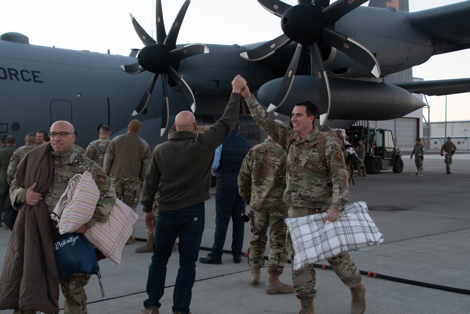 deployment return photo