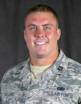 U.S. Air Force Capt. Ben Garland is a U.S. Air Force Academy graduate and former NFL offensive lineman. 
He will be promoted to the rank of major March 6, 2022, at Buckley Space Force Base, Aurora, Colorado. (U.S. Air Force official photo)