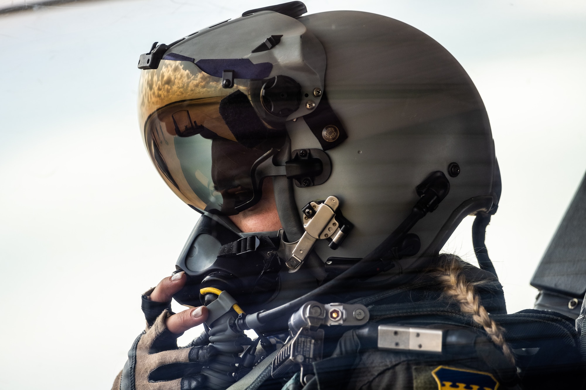 A picture of Capt Fiedler's helmet bag at Davis-Monthan Air Force Base.