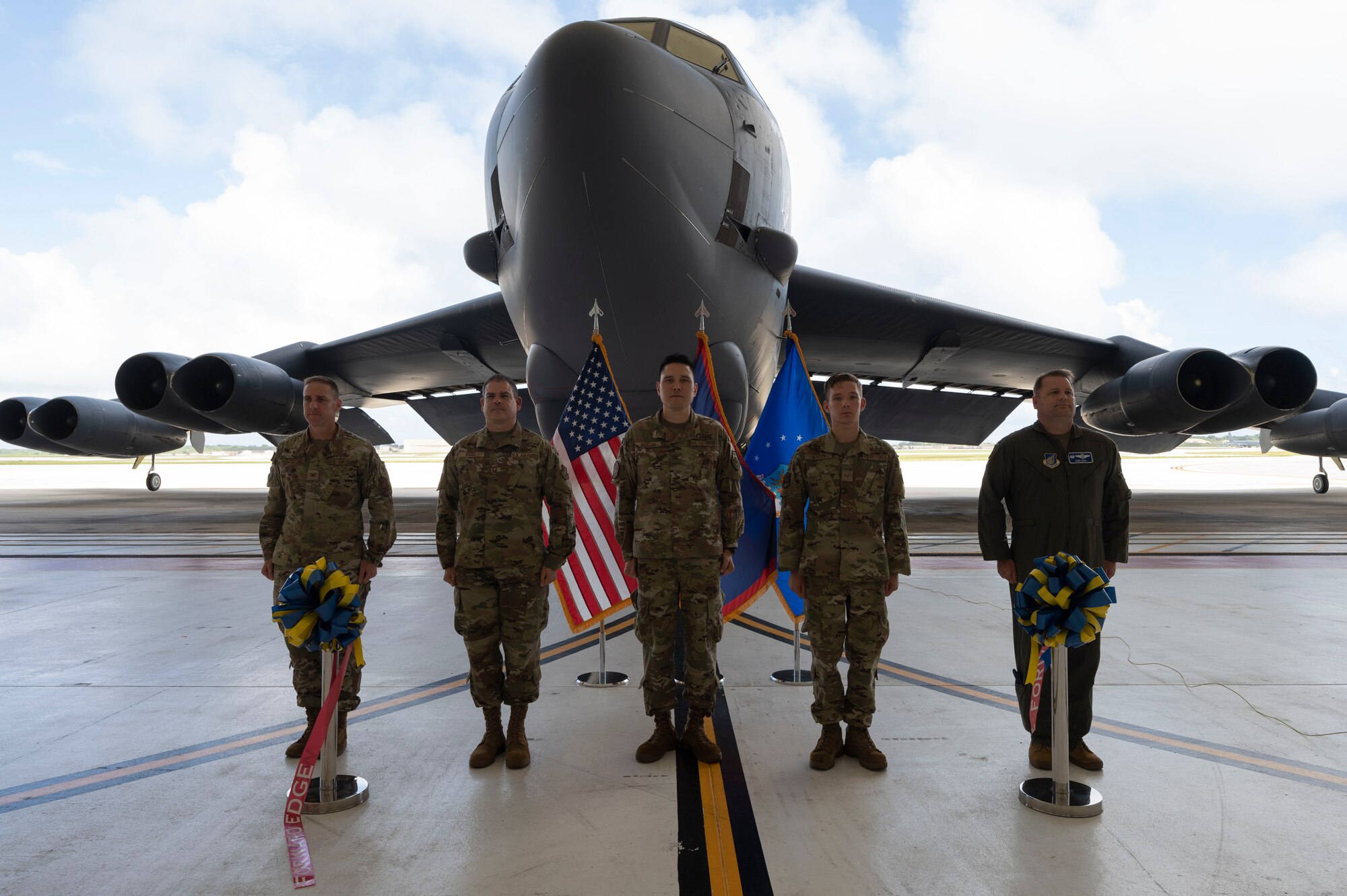 Andersen Air Force Base, Guam, unveiled two new maintenance hangars Mar. 4, 2022.