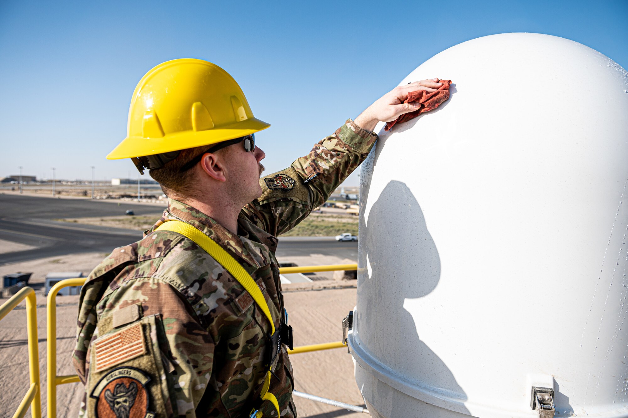Weather forecasters utilize the latest technology to predict weather patterns, prepare forecasts and communicate weather information to commanders and pilots.