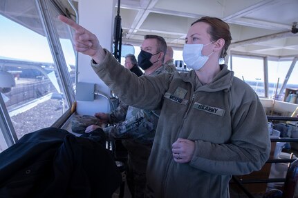 Idaho National Guard leaders visited state of Idaho prisons where Idaho National Guard Soldiers and Airmen are temporarily augmenting staffing. The Idaho Department of Corrections is short-handed due in part to COVID-19 pandemic.