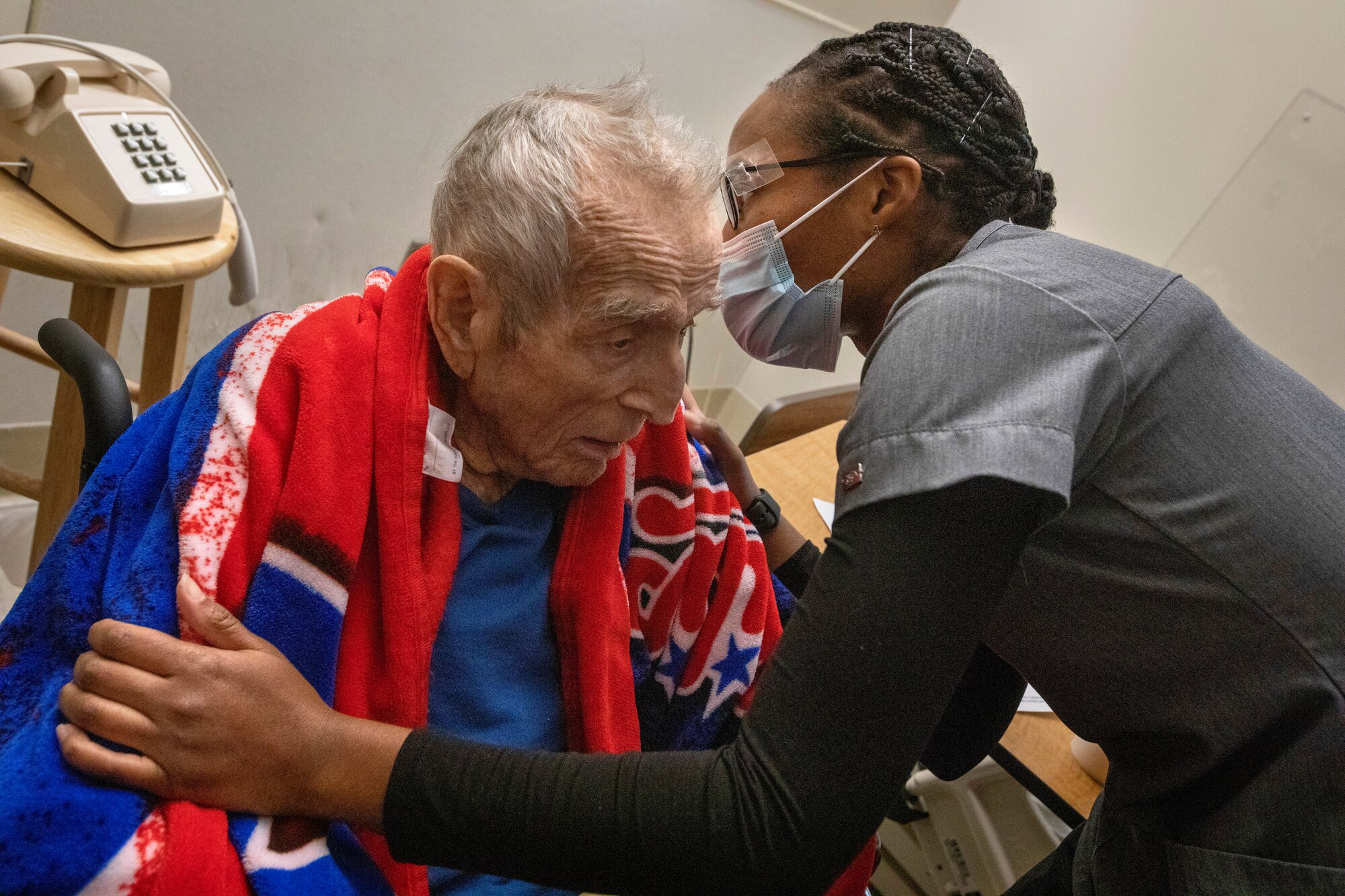 More than 70 New Jersey National Guard Soldiers and Airmen are serving as certified nursing assistants and in Food Services, Infection Control, Information Technology, Life Enrichment, Logistics, and COVID-19 Testing.