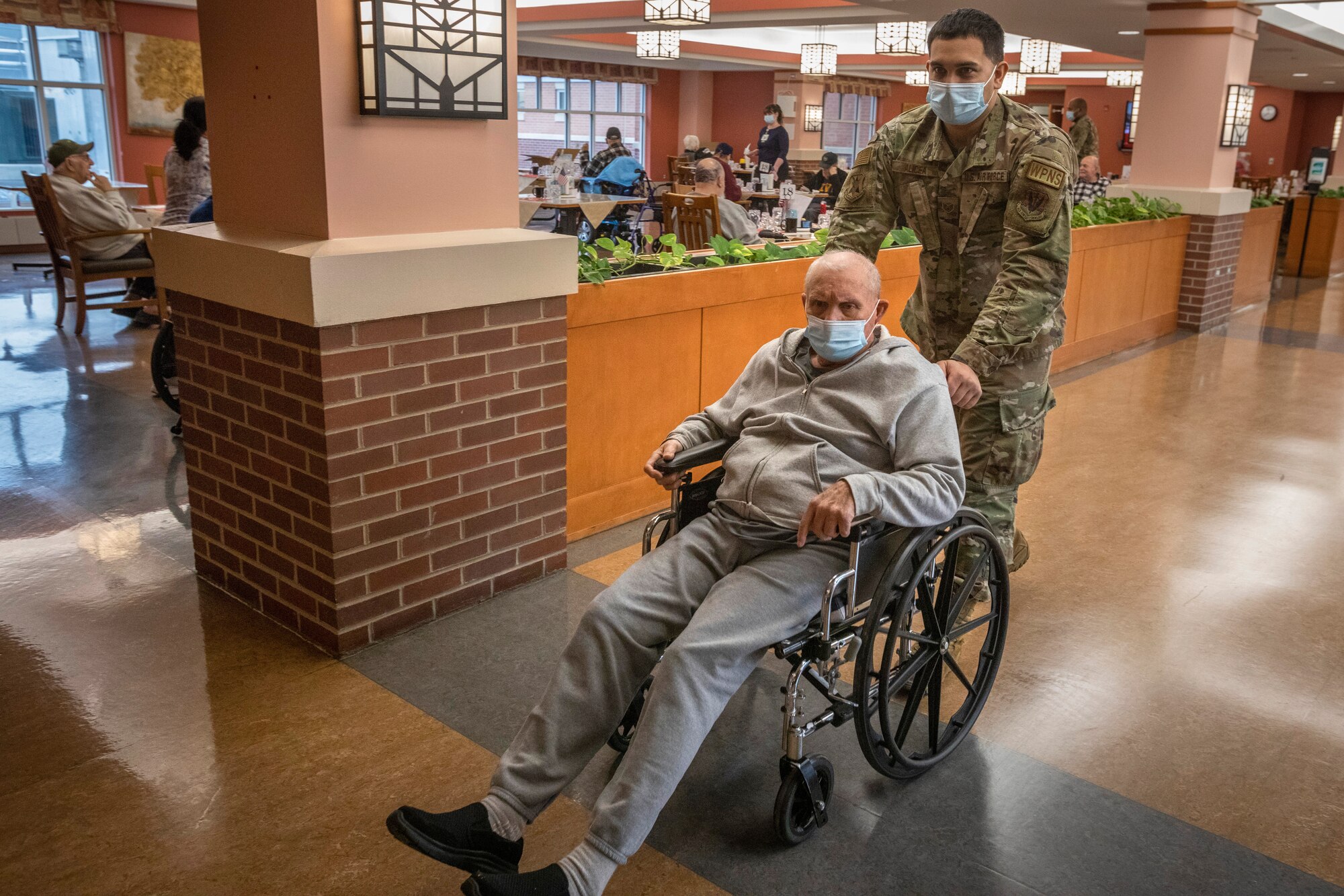 More than 70 New Jersey National Guard Soldiers and Airmen are serving as certified nursing assistants and in Food Services, Infection Control, Information Technology, Life Enrichment, Logistics, and COVID-19 Testing.