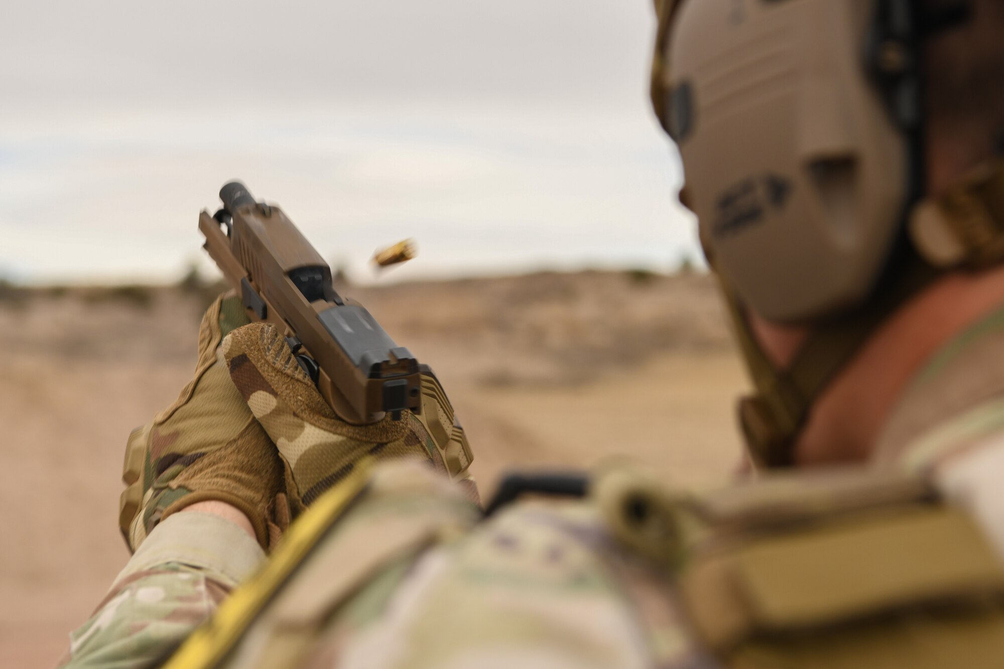 Defenders conducting training at Camp Guernsey