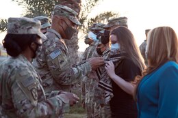 general officer presents award