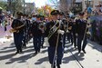 U.S. Army Reserve soldiers from the 313th Army Band out of Huntsville, Alabama, participate in the Rex parade on Mar 1, 2022, in New Orleans, Louisiana. The bands performance not only displays the talent of the soldiers but can also be used as a recruitment tool and build relations with the local community. (Army Reserve image by Staff Sgt. Rodney Roldan).