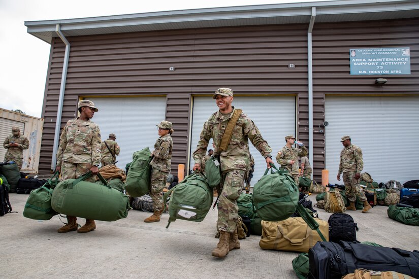 453rd Cargo Transfer Company mobilization ceremony