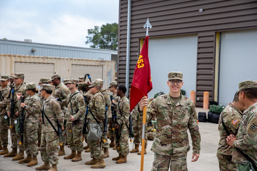 453rd Cargo Transfer Company mobilization ceremony