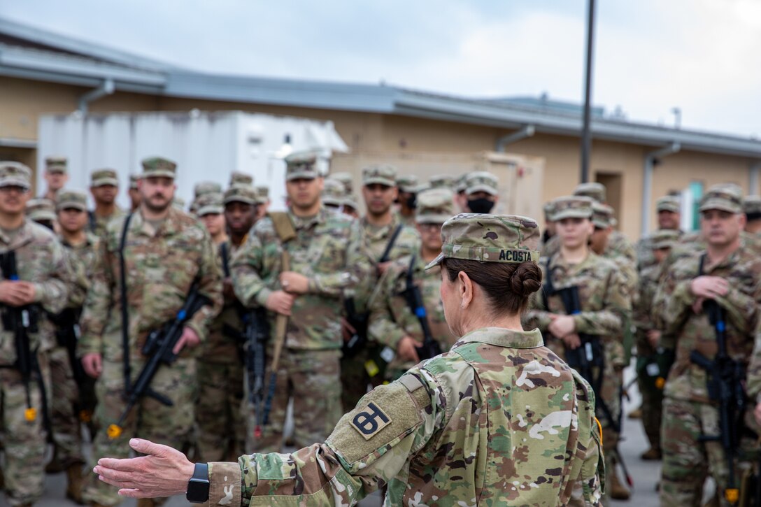 453rd Cargo Transfer Company mobilization ceremony
