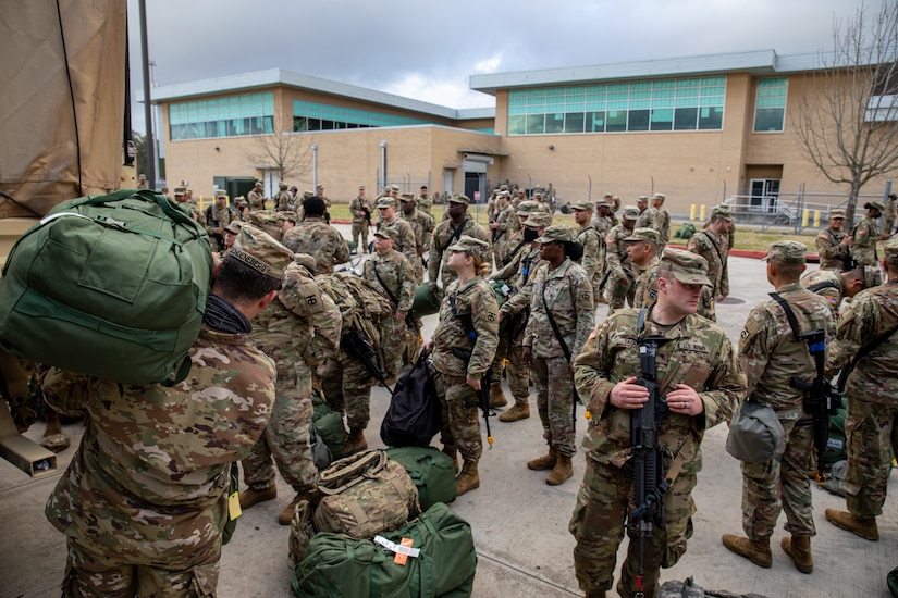 453rd Cargo Transfer Company mobilization ceremony