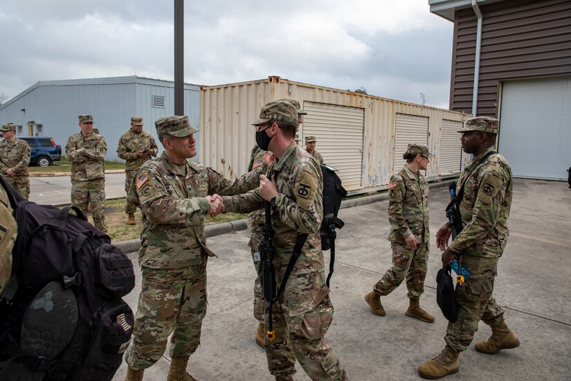 453rd Cargo Transfer Company mobilization ceremony